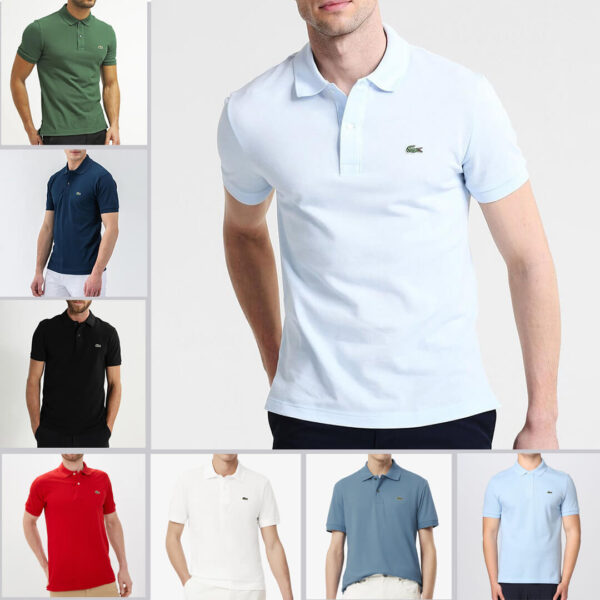 Polos LCT en coton piqué