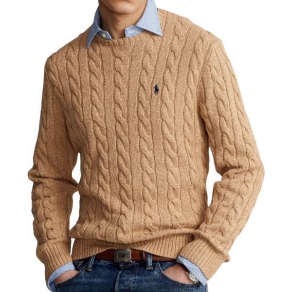 Pull RLF Col Rond en Coton Uni – Image 12