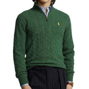 Alternative view of Pull RLF Demi-Zip en Coton Torsadé
