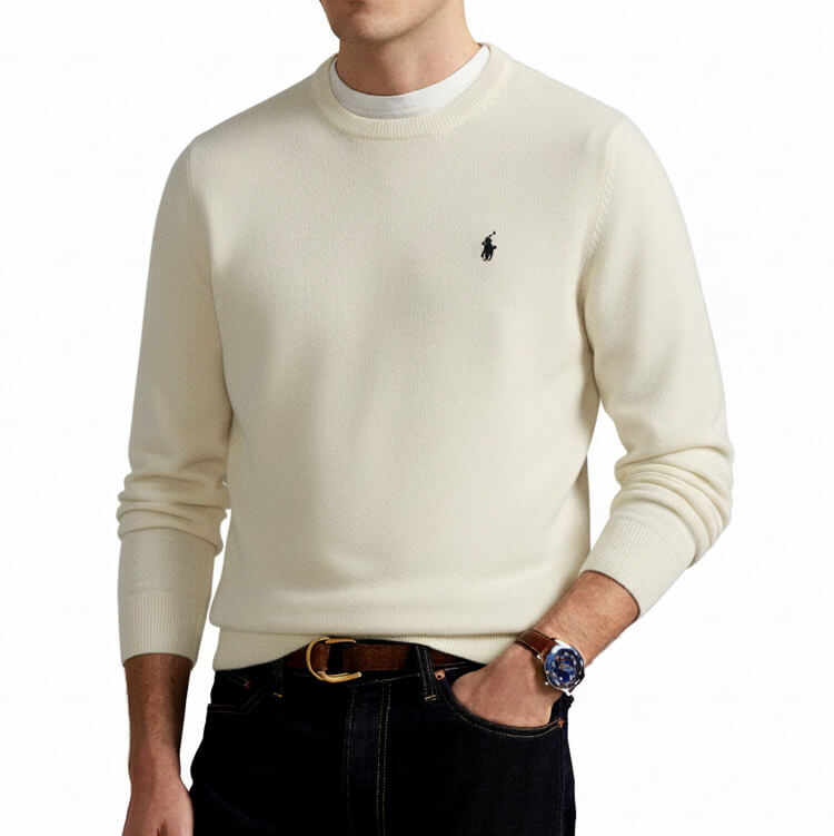 Pull Piqué RLF Col Rond en coton – Image 8
