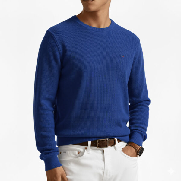 Pull Piqué TMM Col Rond en coton – Image 9