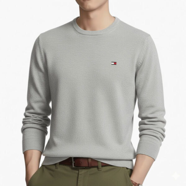 Pull Piqué TMM Col Rond en coton – Image 7