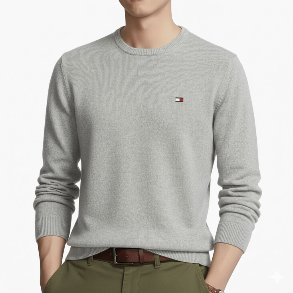 Pull Piqué TMM Col Rond en coton – Image 7