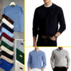 Pull Piqué RLF Col Rond en coton