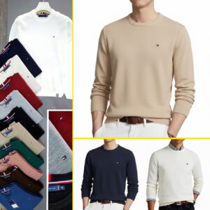 Pull Piqué TMM Col Rond en coton