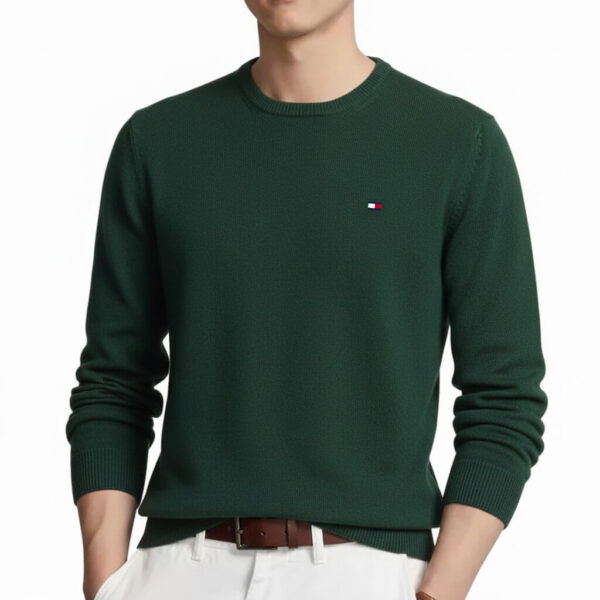 Pull Piqué TMM Col Rond en coton – Image 2